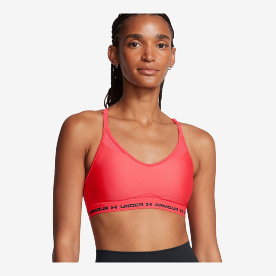 UNDER ARMOUR ž trening top 1386424-713 UA CROSSBACK LOW SPORTS BRA racer red black