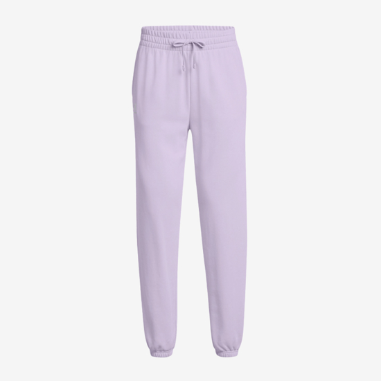 UNDER ARMOUR ž hlače 1382735-535 RIVAL TERRY JOGGERS salt purple white