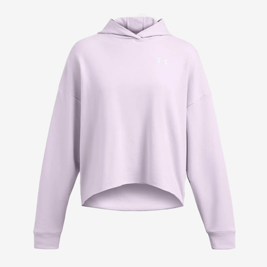 UNDER ARMOUR ž kapucar 1382736-535 RIVAL TERRY OVERSIZED HOODIE salt purple white