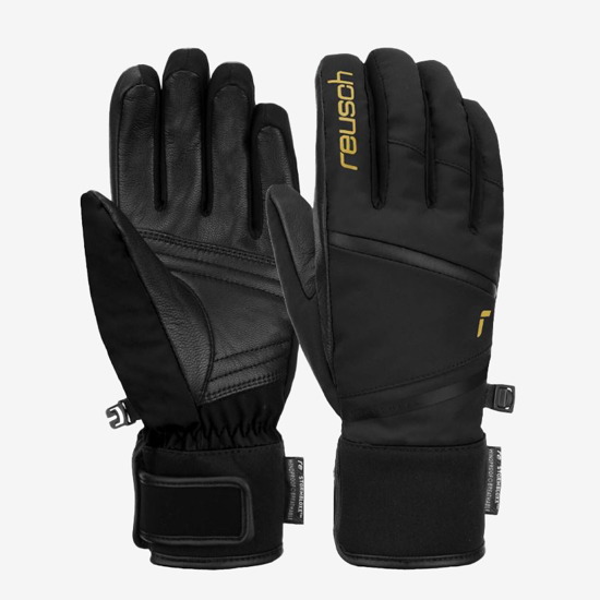 REUSCH ž smučarske rokavice 6231138 7707 TESSA STORMBLOXX™ black gold