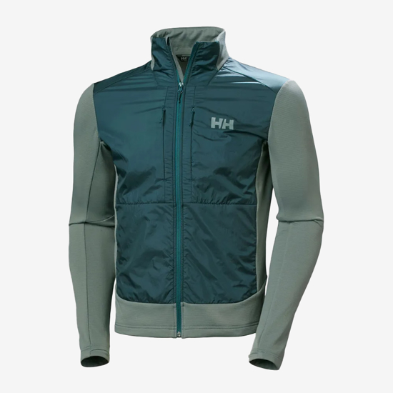 HELLY HANSEN m jopica 63347 485 VERSALITE HYBRID FLEECE JACKET grey cactus