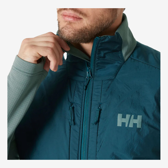 HELLY HANSEN m jopica 63347 485 VERSALITE HYBRID FLEECE JACKET grey cactus