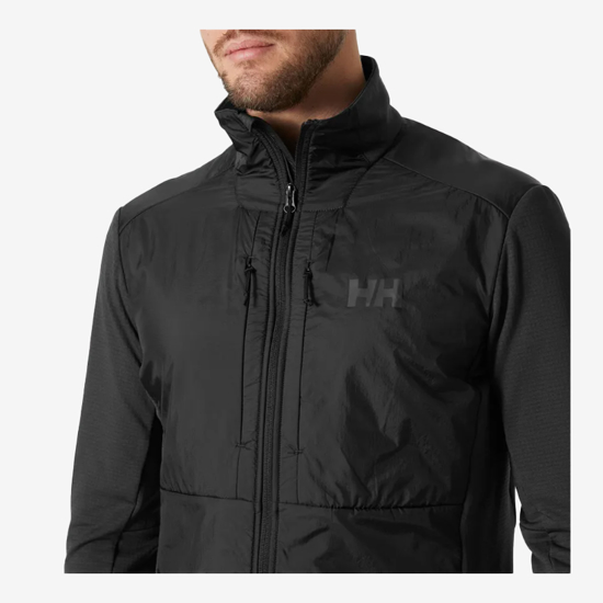 HELLY HANSEN m jopica 63347 980 VERSALITE HYBRID FLEECE JACKET black ebony