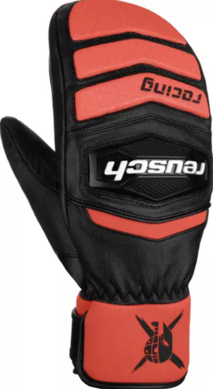 REUSCH otr smučarske rokavice 6271411 7809 WORLDCUP WARRIOR GS JUNIOR MITTEN black fluo red