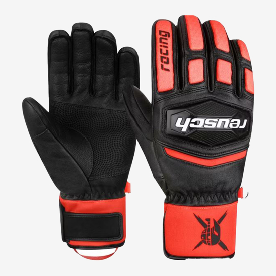 REUSCH otr smučarske rokavice 6271111 7809  WORLDCUP WARRIOR GS black fluo red