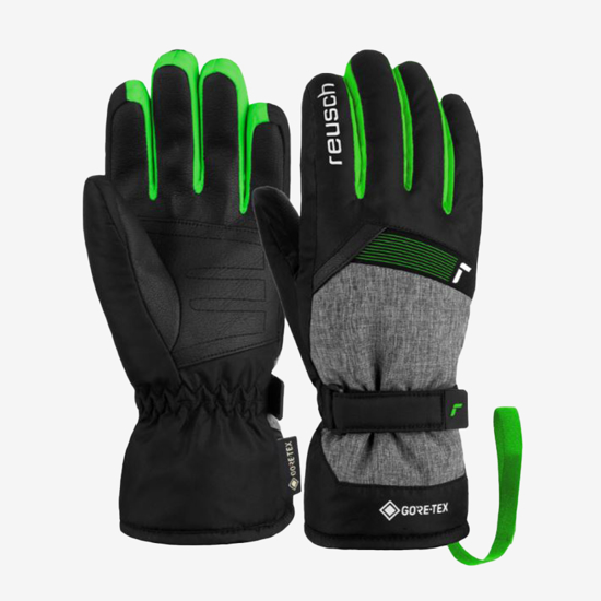 REUSCH otr smučarske rokavice 6261305 7679 FLASH GORE-TEX blck/blck mel/neon green