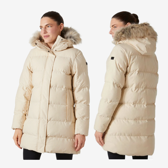 HELLY HANSEN ž plašč 53624 034 BLOSSOM PUFFY WINTER PARKA cream