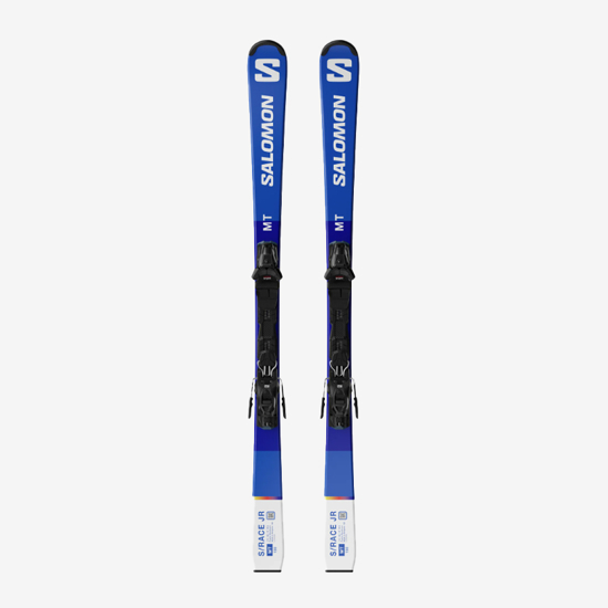 SALOMON otr smučarski set L476579 E S/RACE MT JR + M10 GW L8 blue