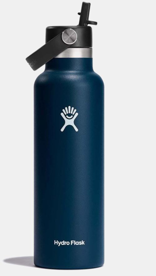 HYDRO FLASK  WIDE MOUTH WITH FLEX STRAW CAP S21FS464 621ml indigo