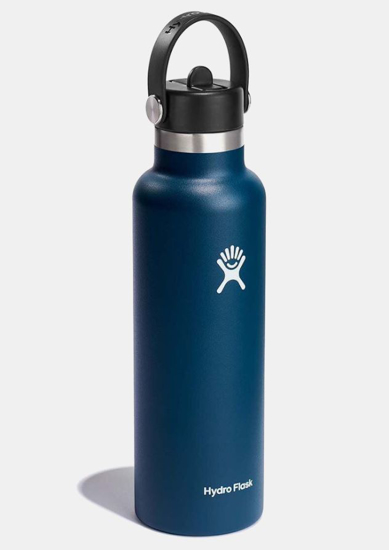 HYDRO FLASK  WIDE MOUTH WITH FLEX STRAW CAP S21FS464 621ml indigo