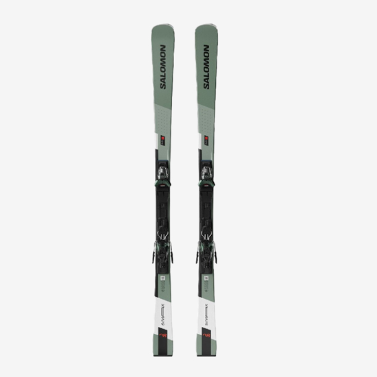 SALOMON odr smučarski set L476529 E S/MAX 8 + M11 GW L80 oil green