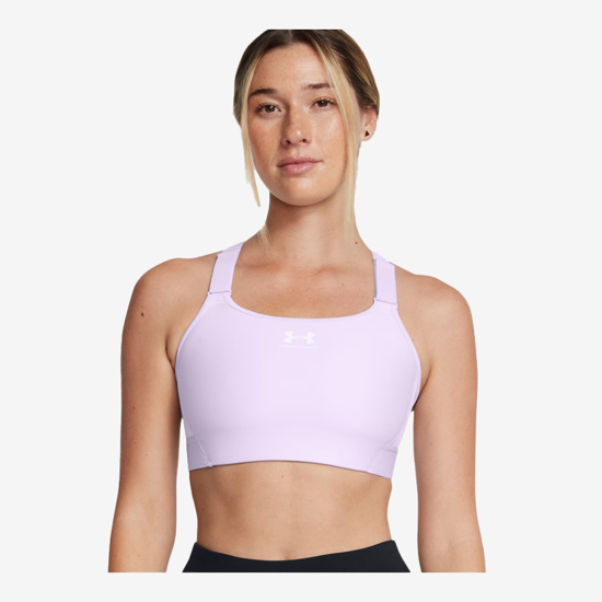 UNDER ARMOUR ž trening top 1379195-535 HEATGEAR ARMOUR HIGH SPORTS BRA salt purple white