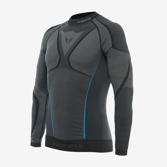 DAINESE m perilo majica 2049100020 607 DRY LS MAN black blue