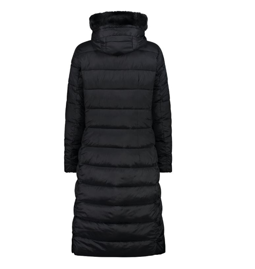 CMP ž plašč 34K0046F U901 PADDED COAT WITH FIX HOOD black