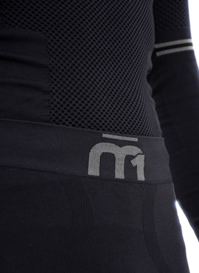 MICO m perilo hlače CM07024 007 TIGHT 3/4 PANTS M1 SKINTECH nero