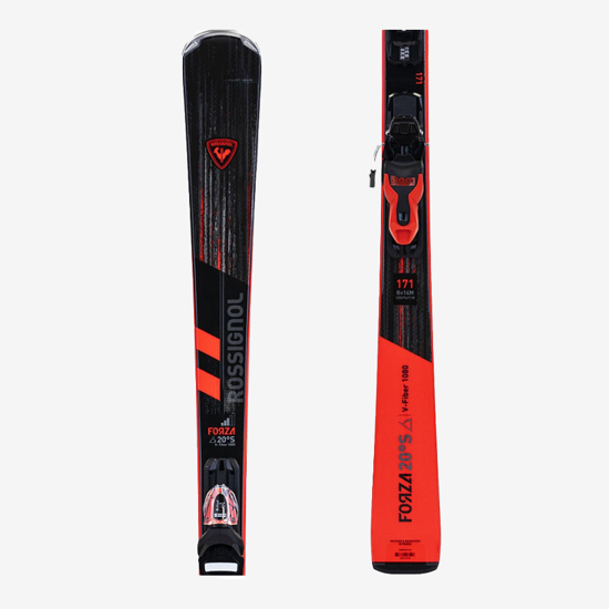 ROSSIGNOL odr smučarski set RAMPV06 FORZA 20 S+ EXP 10 black red