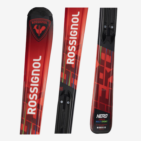 ROSSIGNOL otr smučarski set RANJY03 HERO JR ME+XP 7 red black