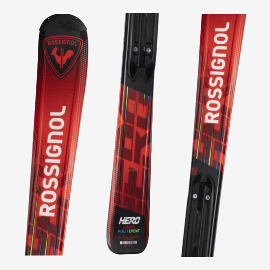 ROSSIGNOL otr smučarski set RANBB01 HERO JR PRO+XP 7 black red