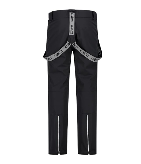 CMP m smučarske hlače 3W04467 U901 STRETCH SKI PANTS IN PLAIN HUES black