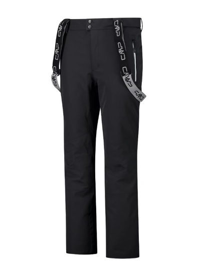 CMP m smučarske hlače 3W04467 U901 STRETCH SKI PANTS IN PLAIN HUES black