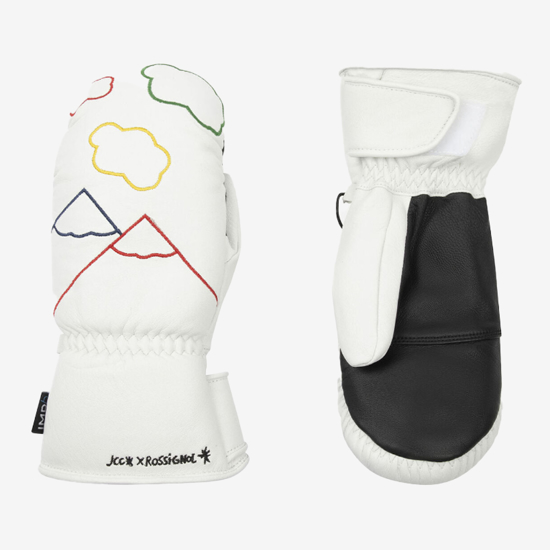 ROSSIGNOL ž smučarske rokavice RLNWG13 100 JCC SUBLIME LEATHER IMP'R SKI MITTENS white