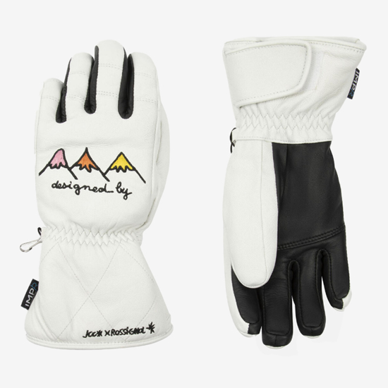 ROSSIGNOL ž smučarske rokavice RLNWG12 100 JCC SUBLIME LEATHER IMP'R SKI GLOVES white