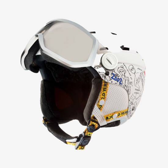 ROSSIGNOL odr smučarska čelada RKKH400 ALLSPEED VISOR IMPACTS PHOTOCHROMIC JCC white