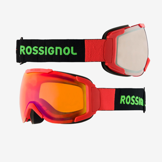 ROSSIGNOL odr smučarska očala RKLG100 MEVERICK HERO red green