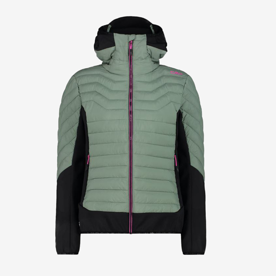 CMP ž jakna 34Z2486 E621 HYBRID JACKET WITH HOOD mineral