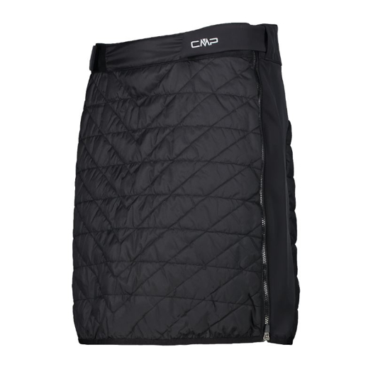 CMP ž krilo 39Z1226 U901 MEDIUM - LENGTH PRIMALOFT SKIRT black