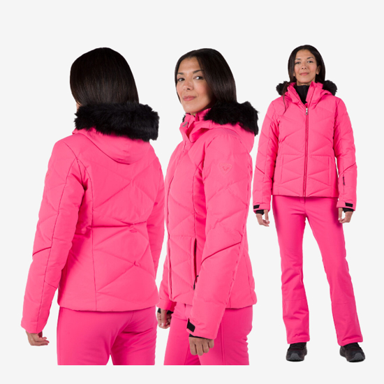 ROSSIGNOL ž smučarska bunda RLMWJ07 35N WOMEN'S STACI SKI JACKET tea rose