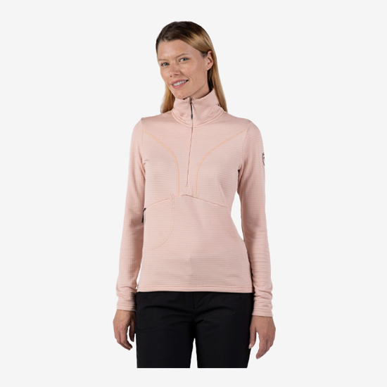 ROSSIGNOL ž jopica RLNWL04 337 BLACKSIDE FULL-ZIP FLEECE JACKET powder pink