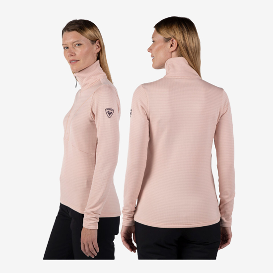 ROSSIGNOL ž jopica RLNWL04 337 BLACKSIDE FULL-ZIP FLEECE JACKET powder pink