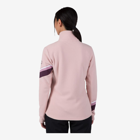 ROSSIGNOL ž jopica RLNWL06 337 STRAWPILE FULL-ZIP FLEECE JACKET powder pink