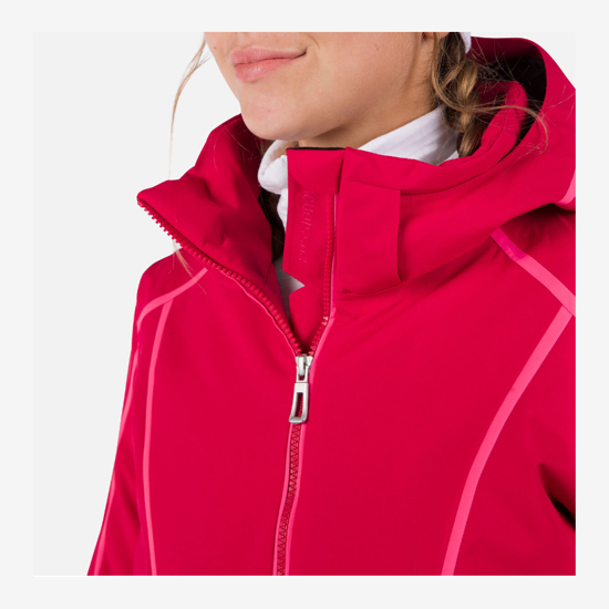 ROSSIGNOL ž smučarska bunda RLMWJ06 35M FLAT SKI JACKET ruby red