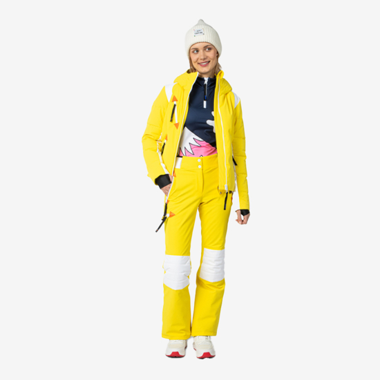 ROSSIGNOL ž smučarske hlače RLNWP08 506 CC PILOT STRETCH SKI PANTS true yellow