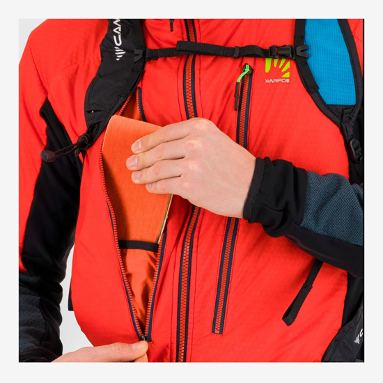 KARPOS m jakna 2501015 145 ALAGNA PLUS EVO JACKET fiery red midnight