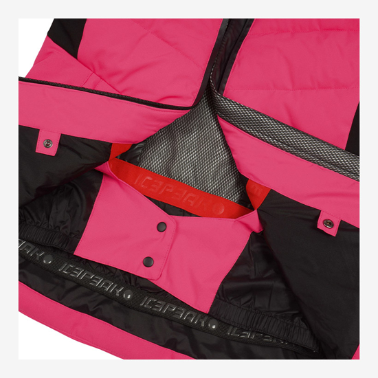 ICEPEAK ž bunda 6 53115813I 632 ELECTRA pink black