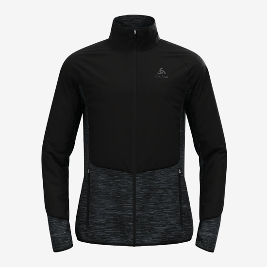 ODLO m tekaška jakna 313912 15001 THE RUN EASY WARM HYBRID JACKET black