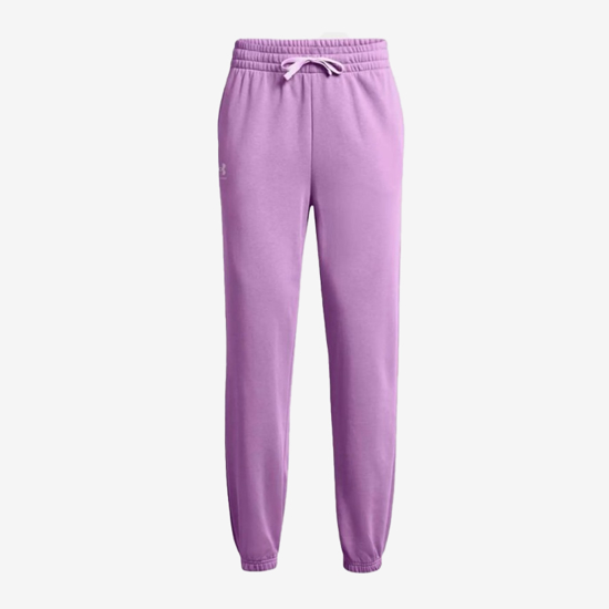 UNDER ARMOUR ž hlače 1382735-560 RIVAL TERRY JOGGERS purple