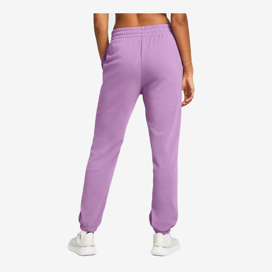 UNDER ARMOUR ž hlače 1382735-560 RIVAL TERRY JOGGERS purple