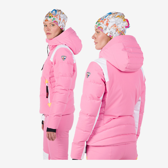 ROSSIGNOL ž smučarska bunda RLNWJ30 35R W PILOT DOWN JACKET new pink