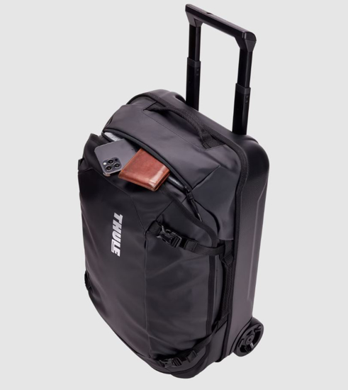 THULE kovček 808411 CHASM CARRY ON WHEELED DUFFEL SUITCASE black 40L