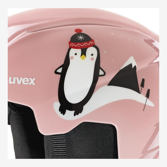 UVEX otr smučarska čelada set S56S31712 VITI SET SPEED pink penguin