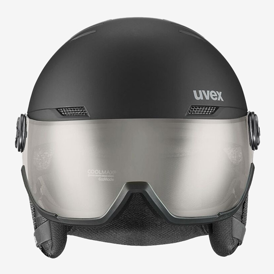 UVEX odr smučarska čelada S56631612 WANTED VISOR PRO V black silver