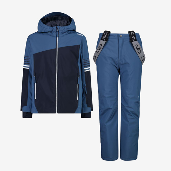 CMP otr smučarski komplet 34W4924 N825 KID TWILL SET JACK  bluestone