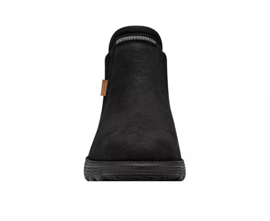 HEYDUDE m čevlji 40187-001 BRANSON BOOT CRAFT LEATHER black