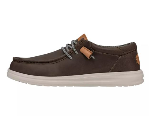 HEYDUDE m čevlji 40175-030 WALLY GRIP CRAFT LEATHER grey