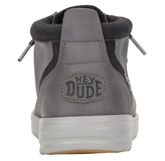 HEYDUDE m čevlji 42051-00K WALLY MID GRIPR CLASSIC grey black