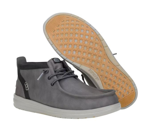 HEYDUDE m čevlji 42051-00K WALLY MID GRIPR CLASSIC grey black